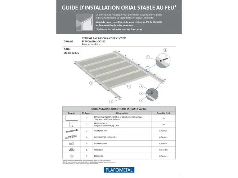 Guide d'installation Orial SF documentation